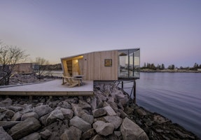 Europa Norwegen Manhausen Island Manhausen