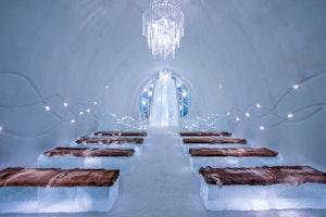 Europa Schweden Kiruna Ice Hotel