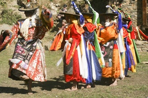 Asien Bhutan Radehose_Ecke