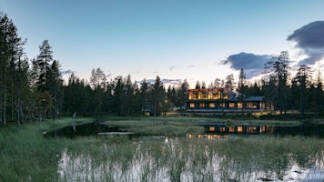 Europa Finnland Ivalo Javri Lodge
