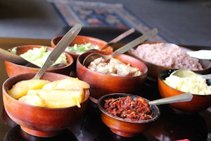 Asien Bhutan Kochen mit Locals
