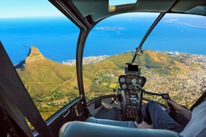 Afrika Südafrika Helikopter Kapstadt