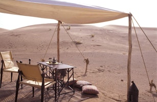 Afrika Marokko Sahara Wüste Dar Ahlam Dunes Camp