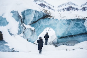 Europa Spitzbergen Gletscherspaziergang