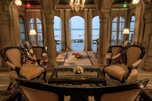 Asien Indien Varanasi Brijama Palace