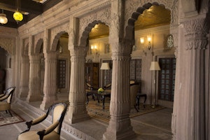 Asien Indien Varanasi Brijama Palace