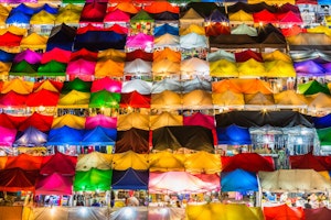 Asien Thailand Night Street Market