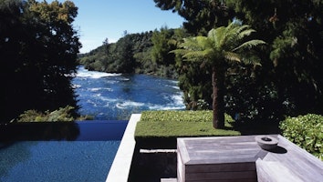 Huka Lodge Owner´s Cottage infinity pool