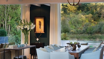 Huka Lodge river view
