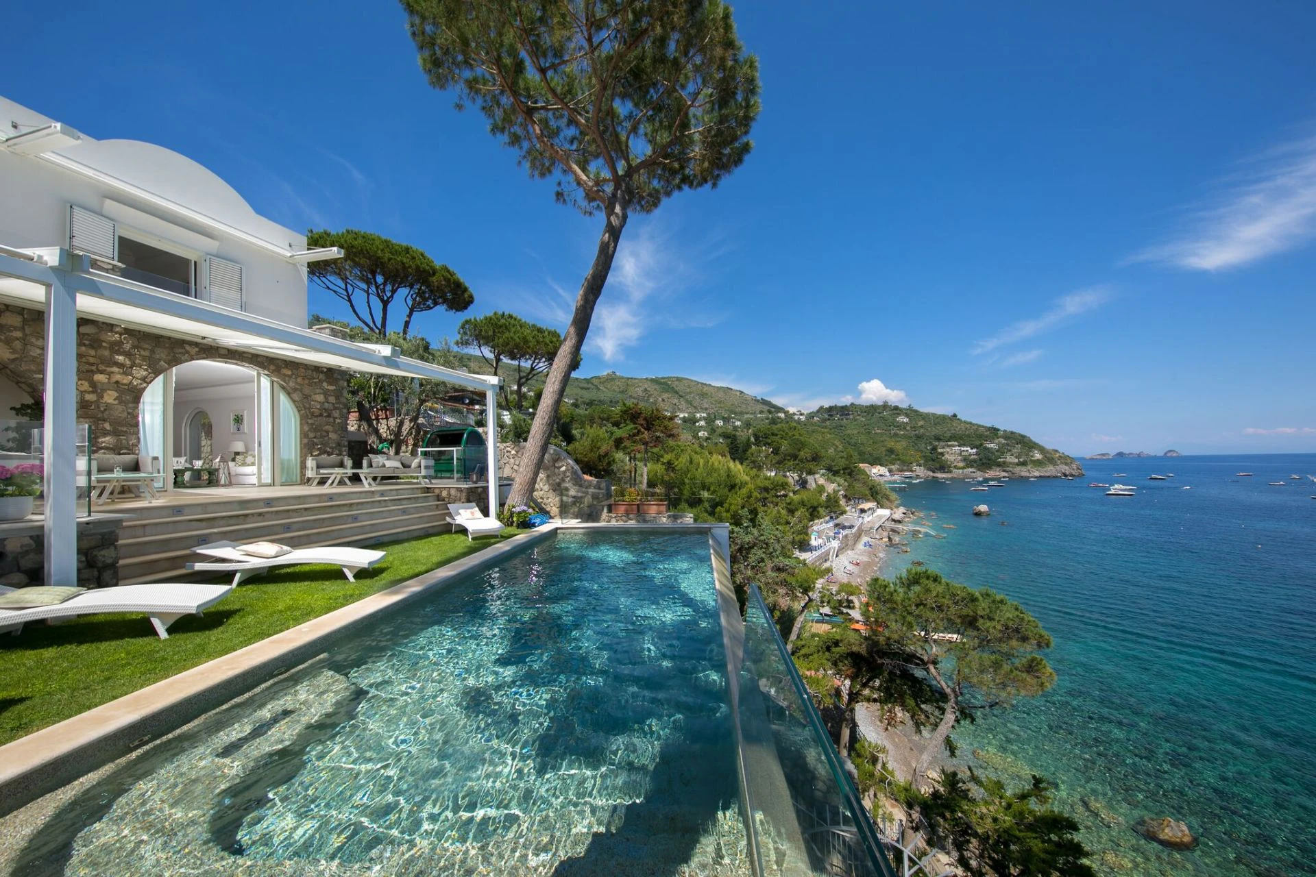 Italien Sorrento Villa Nereide Nerano Villa Nereide 1 Infinity pool