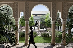Marokko Marrakesch La-Villa-des-Orangers Garden II