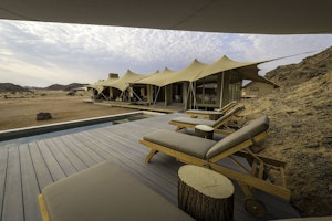 Hoanib Skeleton Coast Camp Veranda