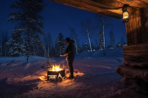 Europa Finnland Köngäs Northern Lights Ranch