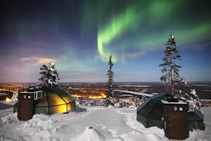 Europa Finnland Sirkka Levi_Igloos